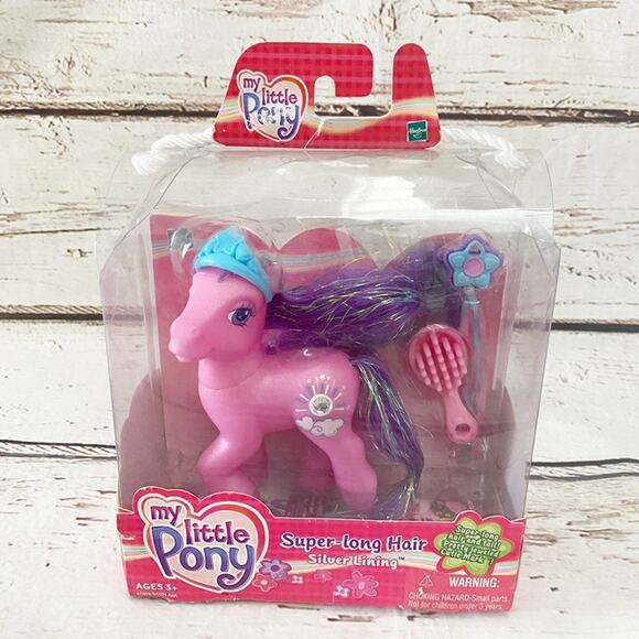 MY LITTLE PONY Super Long Hair Silver Lining G3 Pony - Picture 1 of 5